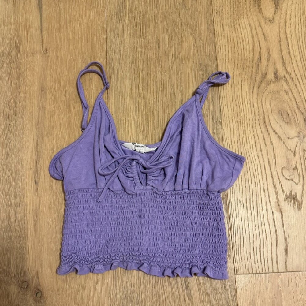 Purple Cropped Smock Tank, BB Dakota by Steve Madden